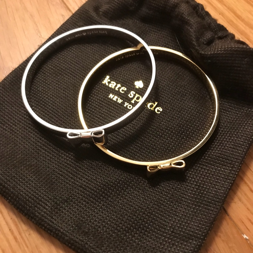 Authentic Kate Spade bow bangles